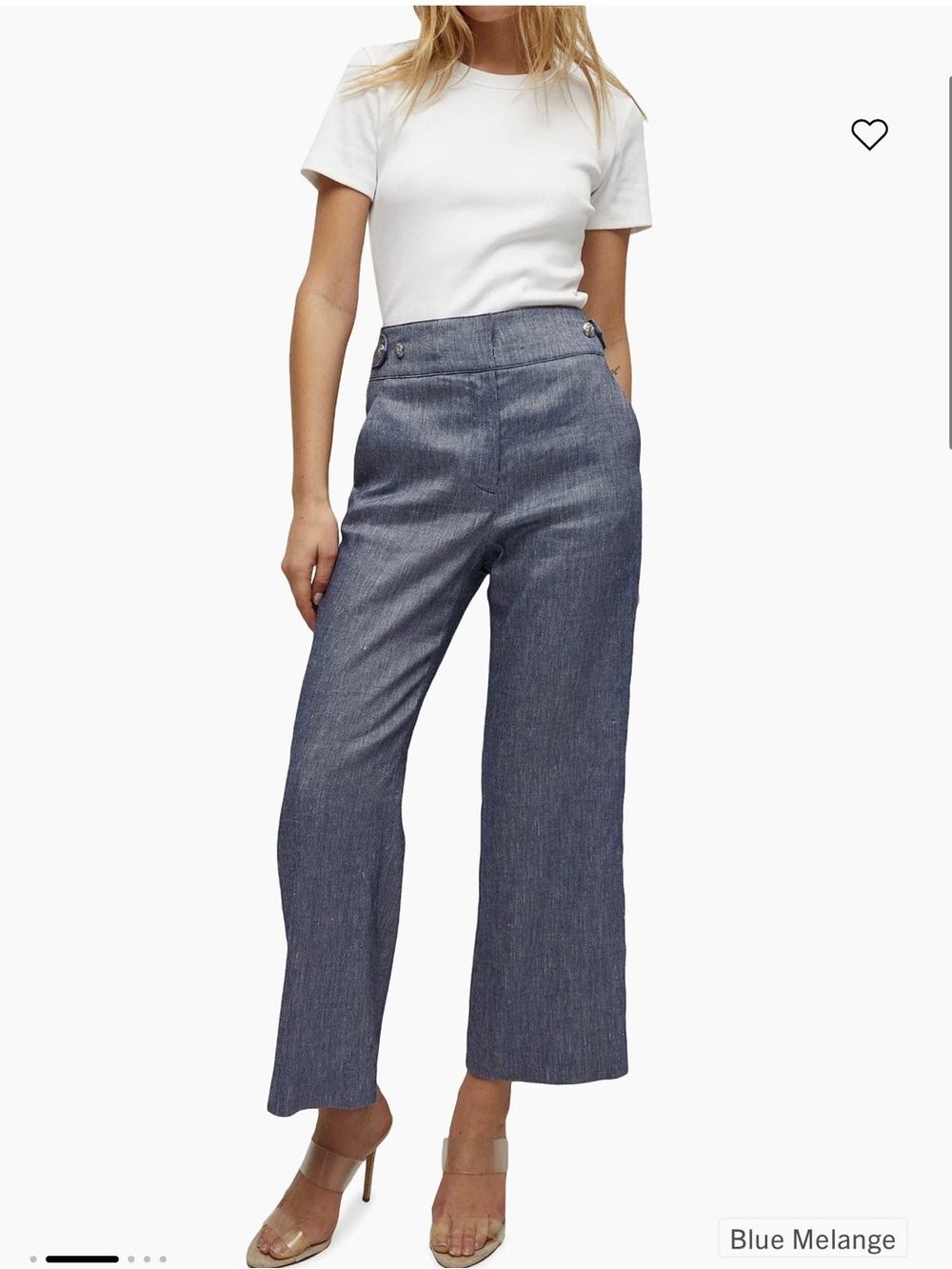 Veronica Beard Aubrie Linen-Blend Straight-Leg Pants